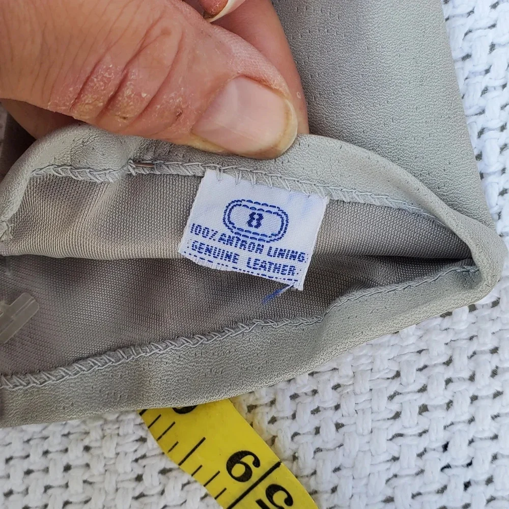 Vintage Light leather gloves‎ 8 NWT
